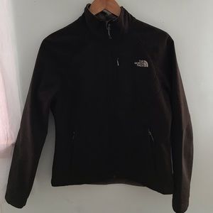 Brown north face jacket